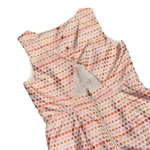 Women’s MOLLY BRACKEN Sleeveless Polka Dot Cut Out Back mini dress sz medium